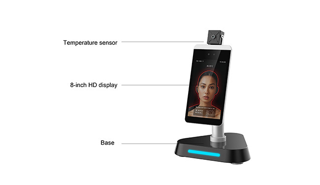Epidemic Prevention Non Contact Infrared Thermometer Face Recognition