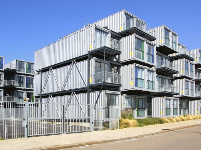 2 Layers Prefab Modular House Building Steel Structure For Construction Site With CE