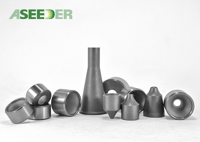 Premium Tungsten Carbide Sandblasting Nozzles Non Standard Shape For Oil Blasting