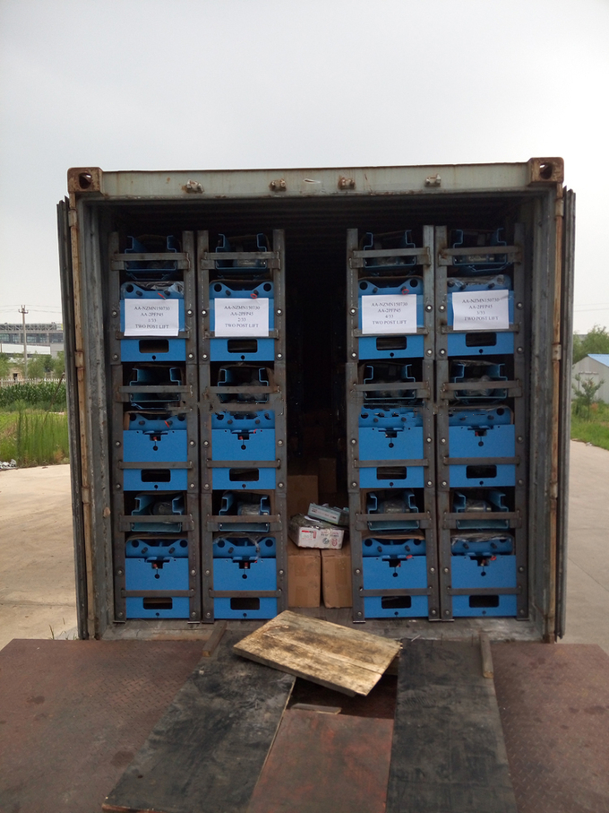 Gantry 10000 Pound 5 Ton 2 Post Car Lift For 9 Foot Ceiling Electrical Release