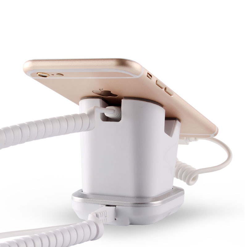COMER mobile phone security alarm mounting stands anti-theft cable locking magnetic display stands