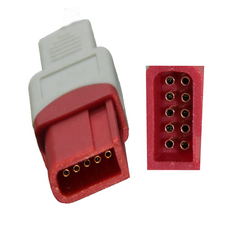 TPU PVC Jacket IBP Adapter Cable Compatible For Spacelabs To PVB Transducer