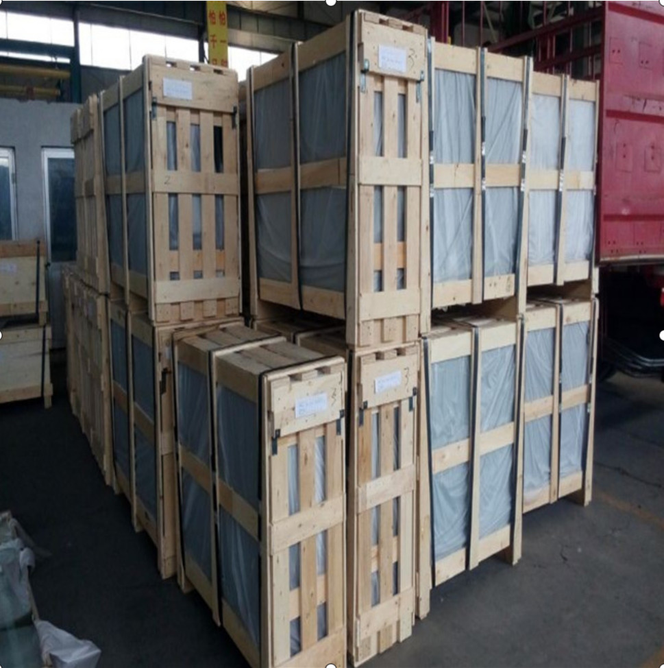 Ceramic Printing Custom Tempered Glass Flat For Building Wall