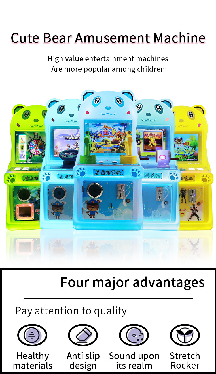Arcade Games Video Simulator Token Coin Push Operated Single player Fishing Game