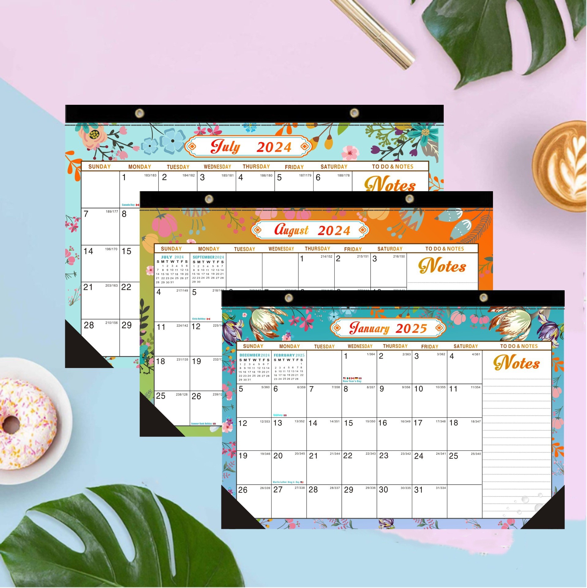 Customizable Custom Wall Calendar Quantity 1 Calendar Retangle Shape