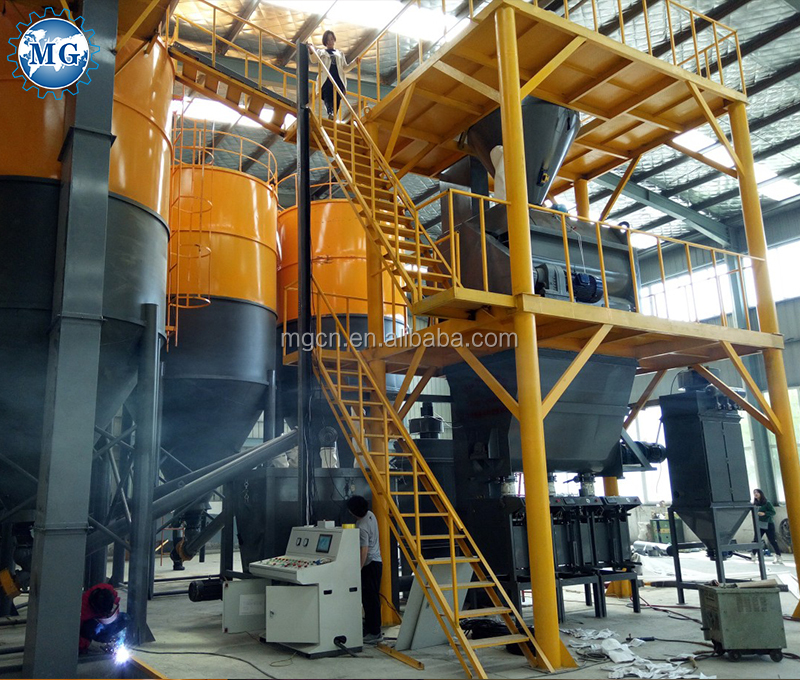 10T / H Dry Mortar Plant Wall Putty Ceramic Tile Adhesive Mixing Machine
