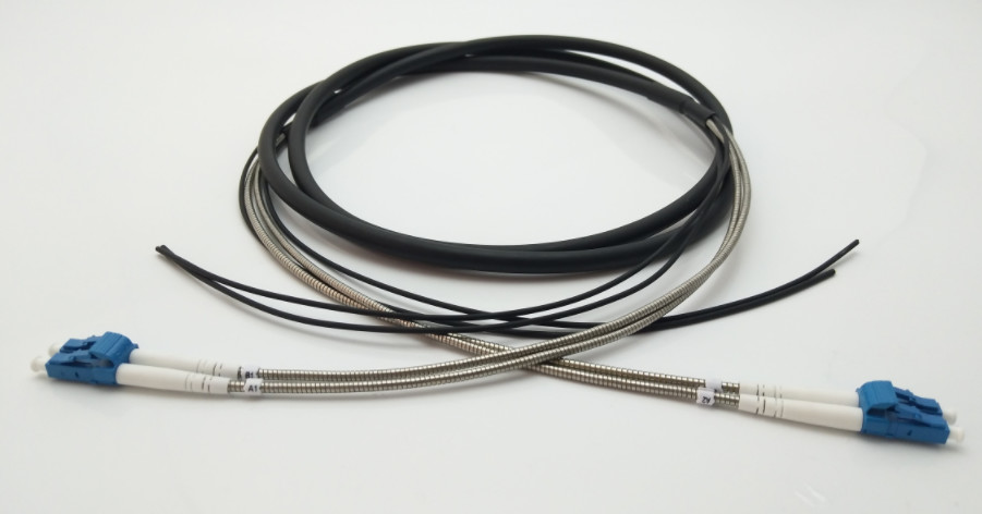 Duplex Single Mode 3.0mm Armored Optical Patch Cord G657b3