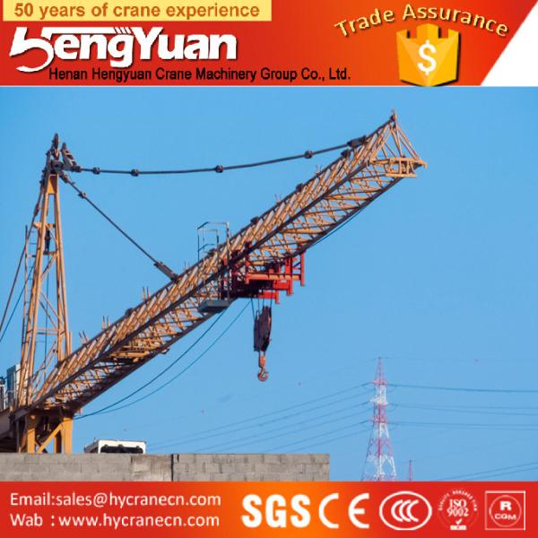 QTZ80 series 6013 price of tower crane free standing height