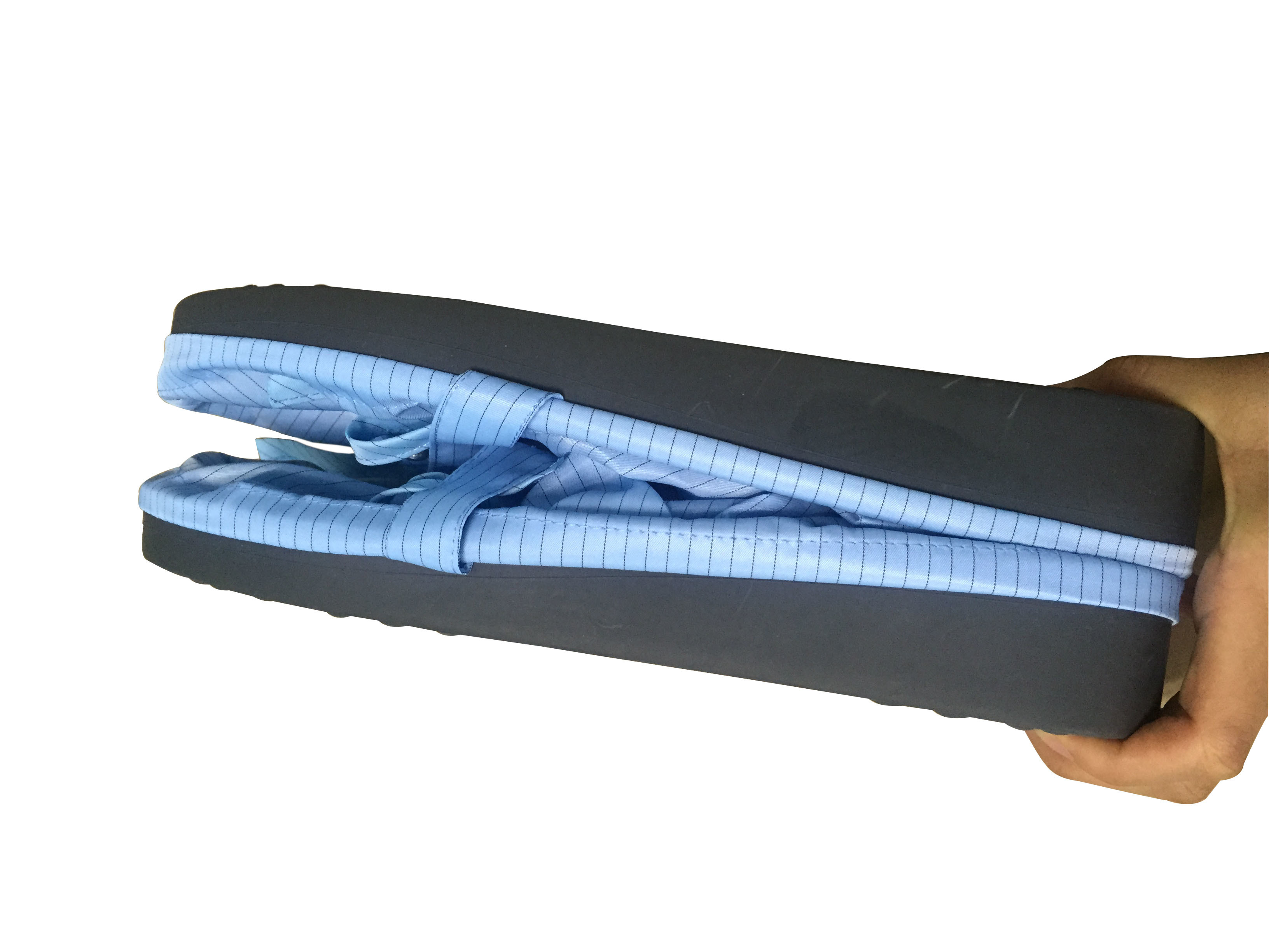 Cleanroom Long Sleeve ESD Protection Shoes Autoclavable Zipper Back Style