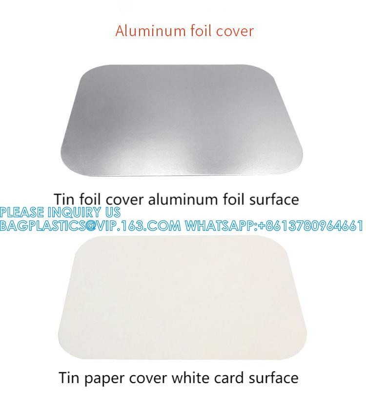 3 Compartment Aluminium Foil Food Container With Clear Dome Lid Custom Alu Foil Containers Disposable Tableware