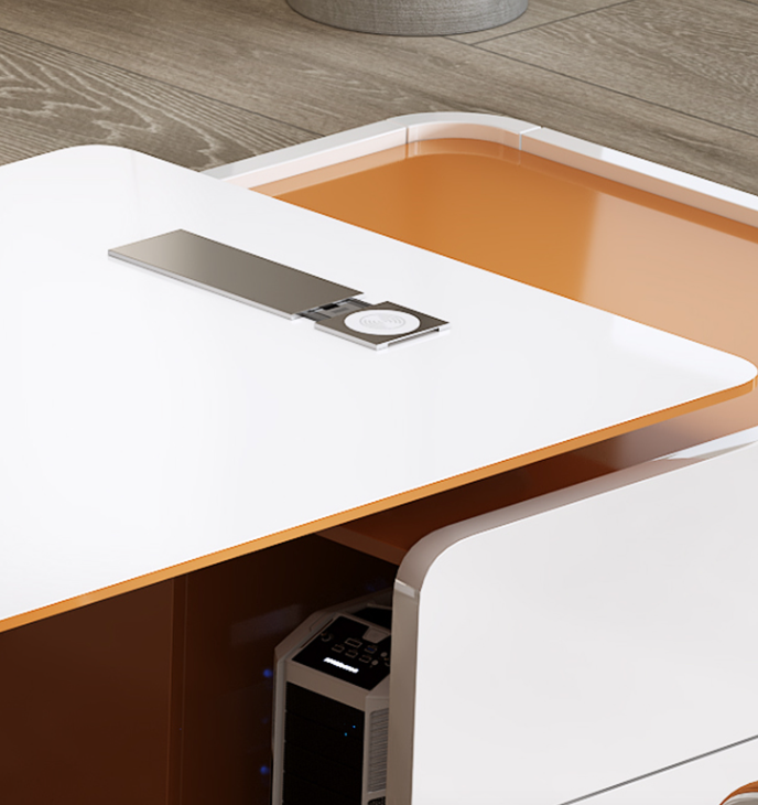 Luxury Executive President Manager Supervisor Desk with MDF Baking Varnish Material