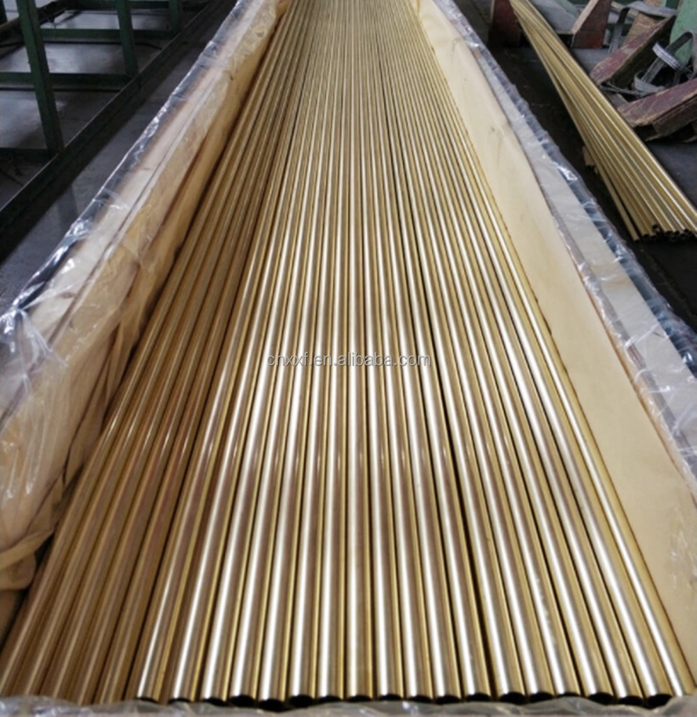 500mm 10000mm Length Custom Size Seamless C44300 Cuzn28sn1 Brass Tube for Heat Exchanger