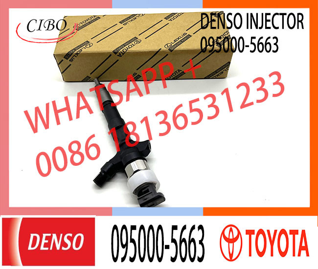 high quality diesel engine Fuel common rail injector 095000-5663 23670-39095/39096 23670-30050