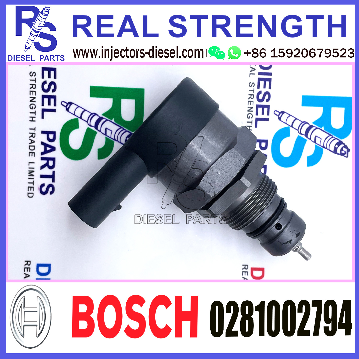 0281002794 Injector Control Valve A6420780149 BOSCH Diesel Pressure Regulator Valve