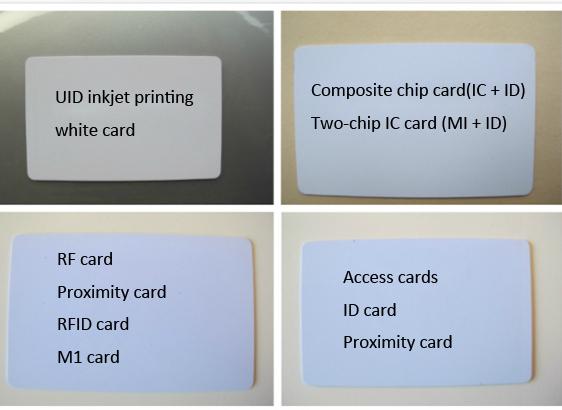 RFID TK4100 Chip Cards Printable PVC ID Inkjet Card For Access Control Security