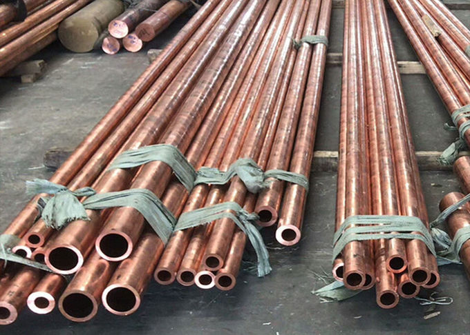 Seamless / Welded Copper Tube T2 Copper Pipe Air Conditioning And Condenser Copper Pipe Tube