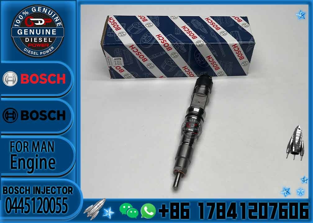High Quality Diesel engine parts common rail injector 0445120055 51 10100 6051 51101006051 For MAN