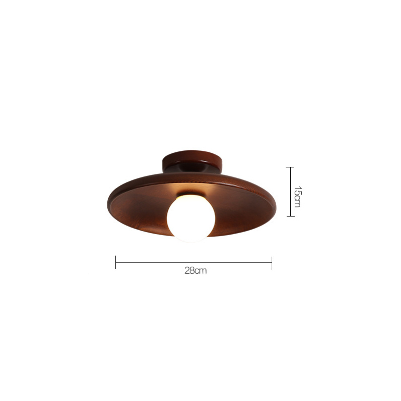 Modern Wood LED Ceiling Light Pendant Light Surface Mounted Led Ceiling Chandelier(WH-WA-43)