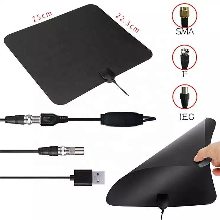 Satellite Dish Indoor Digital TV Antenna 330*300mm Max Input Power 50W