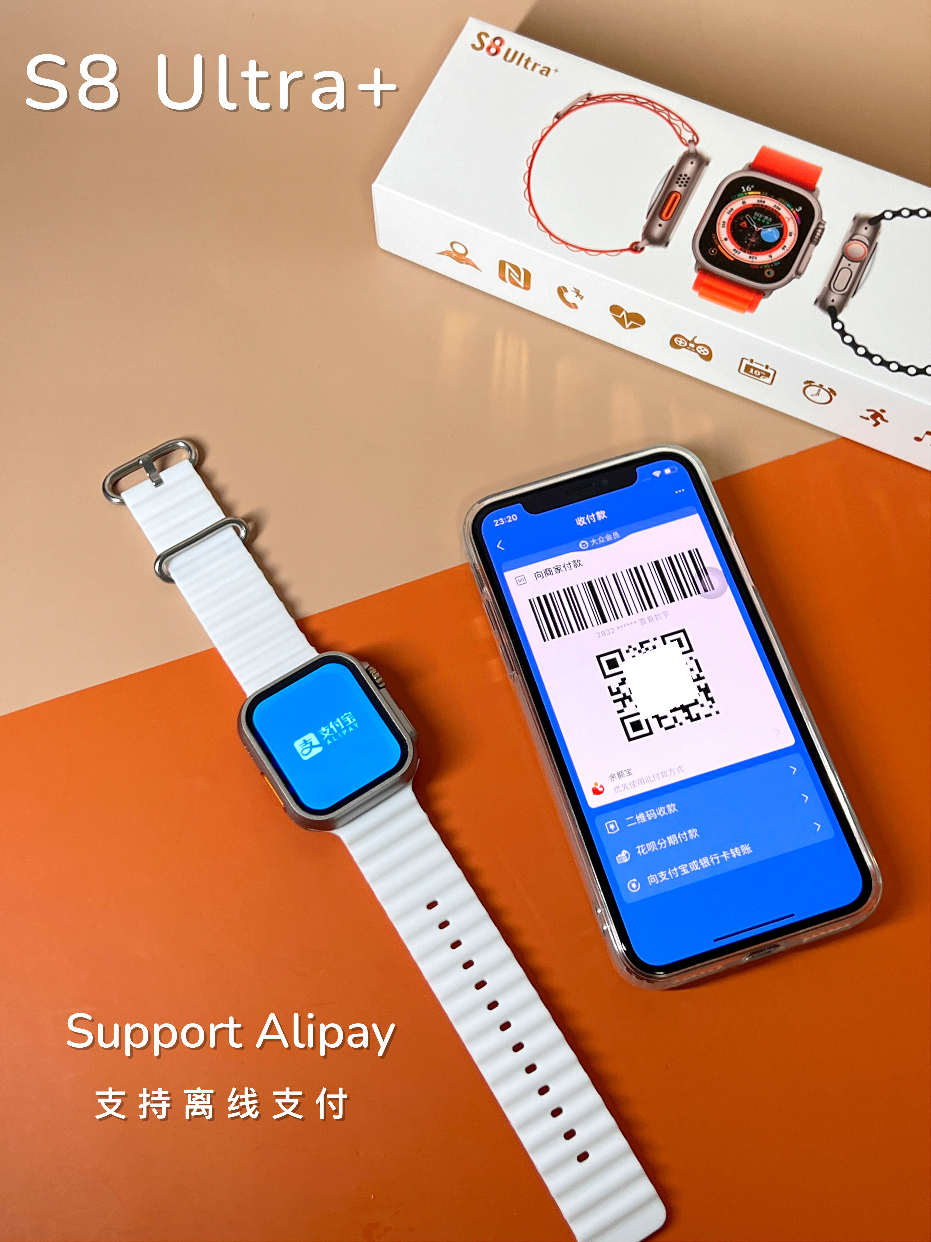 Big Screen OGS Smart Bracelet Full Touch Sport Smart Watches 260mAh