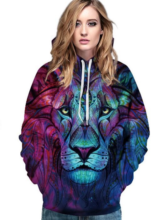 Multi-Color Sublimation Printing Hoodie