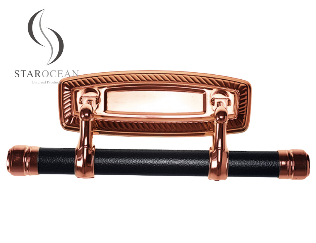 Light Weight Antique Coffin Handles , Plastic Coffin Handles Long Bar Handle