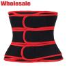 Buy cheap Latex Free Waist Trainer With 3 Straps Red Stomach Slimmer Belt from wholesalers