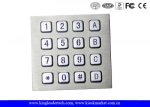 China Machine Use Industrial Keyboard Door Access Keypad with 16 Keys Layout Costomizable on sale