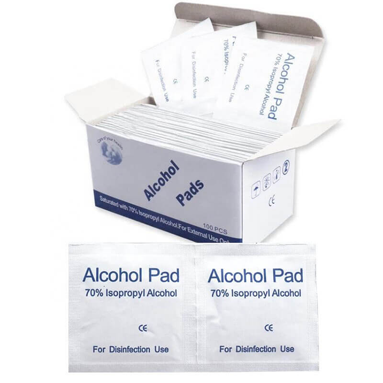 Non woven Medical 75% Alcohol Wipes Disposable for Dinsinfection Use