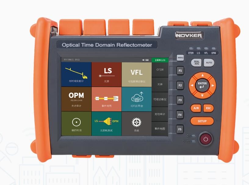 Multi Functional Optical Fiber OTDR Optical Time Domain Reflectometer 32db / 30db
