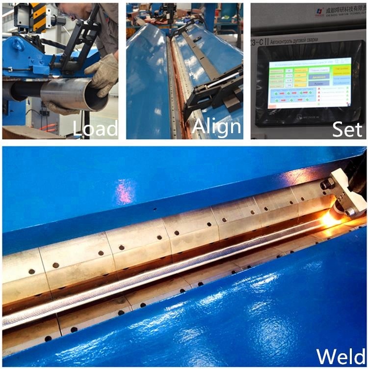CE Certified Longitudinal Welding Positioner Machine High Precision Orbital Welding Machine