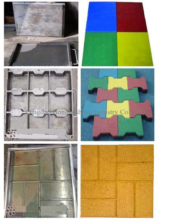 200T Rubber Floor Tile Making Machine