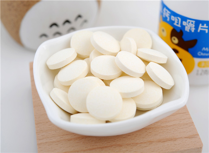 Original Taste Chewable Calcium Tablets / children's calcium supplement Round shape