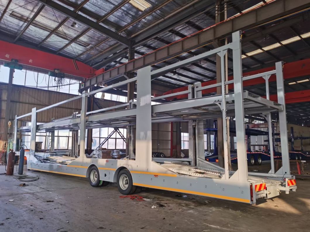 China Hot Saling 2 Axles 6-8 Units Car Carrier /Transport Semi Trailer