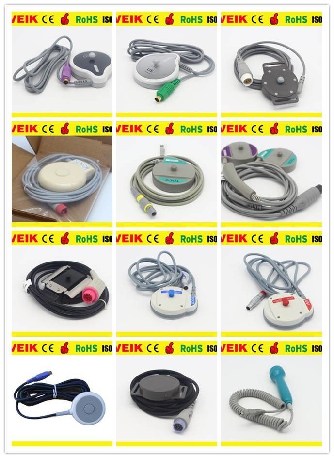 Durable US Ultrasonic Transducer Fetal Monitor Prober HP M1356A For M1351A M1353A