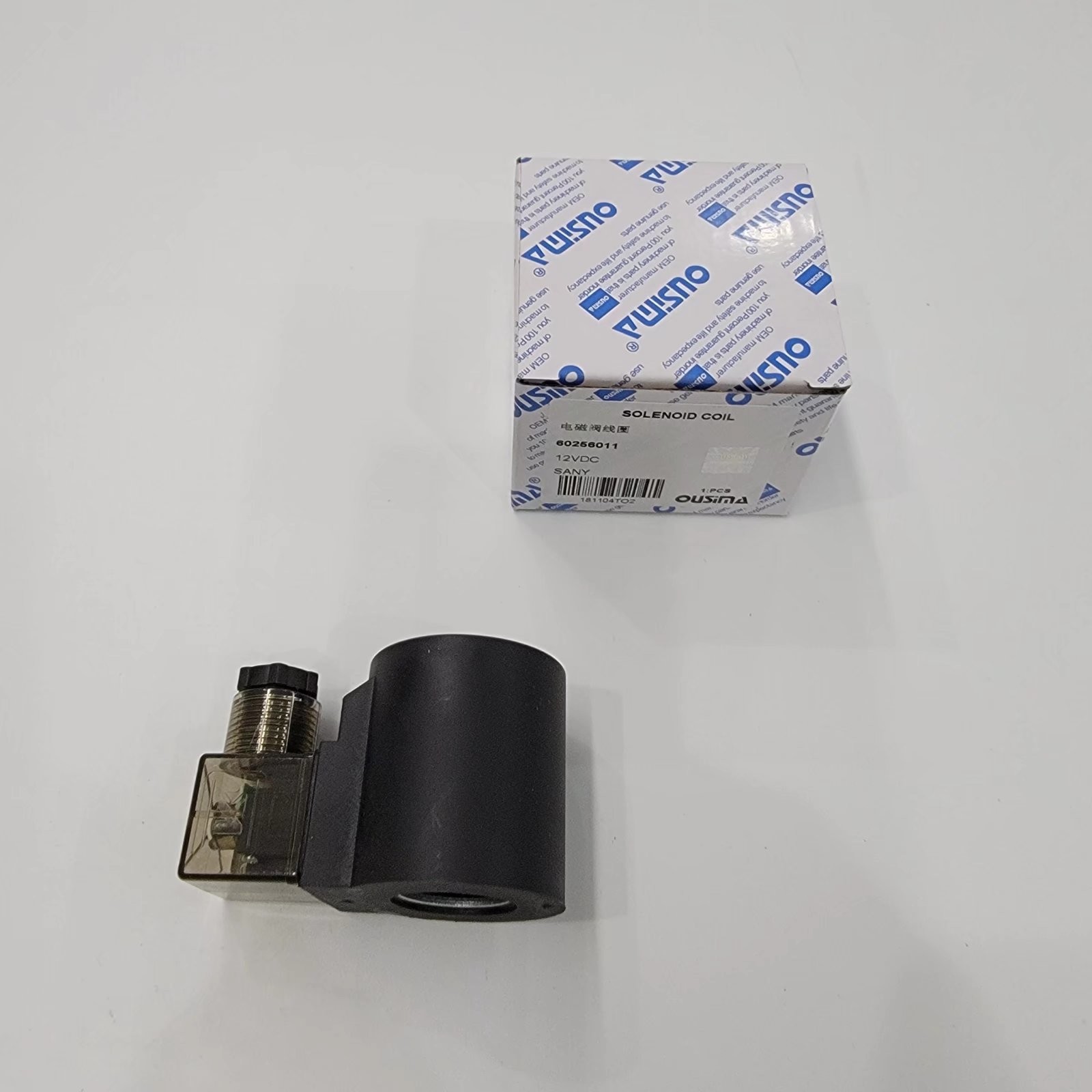 SANY 12v Solenoid Coil , 60256011 Hydraulic Solenoid Coil
