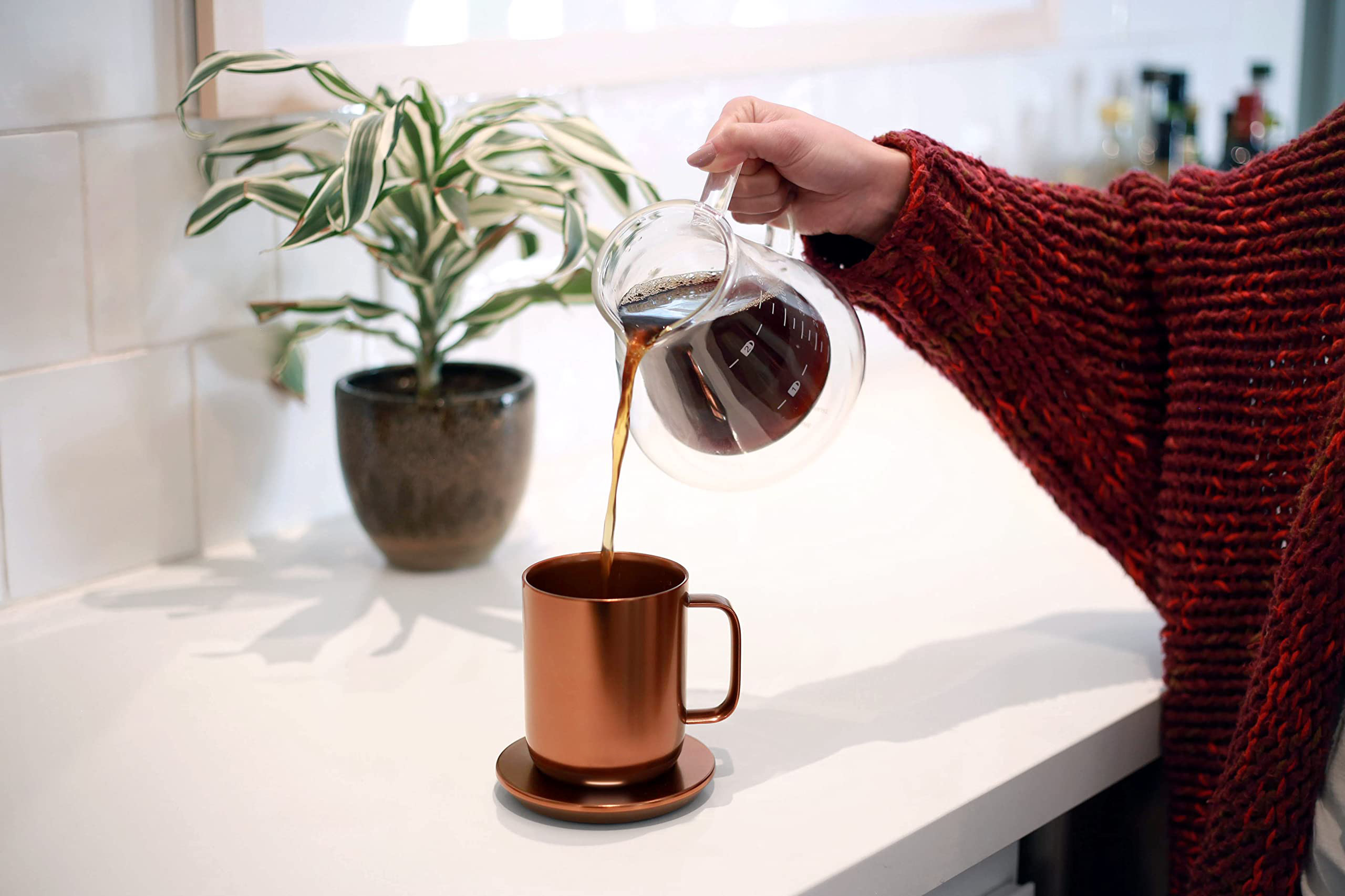 Thermo Cups With Longer Battery Life For Hot Drinks Keeps Temperature For Up To 80 Minutes
