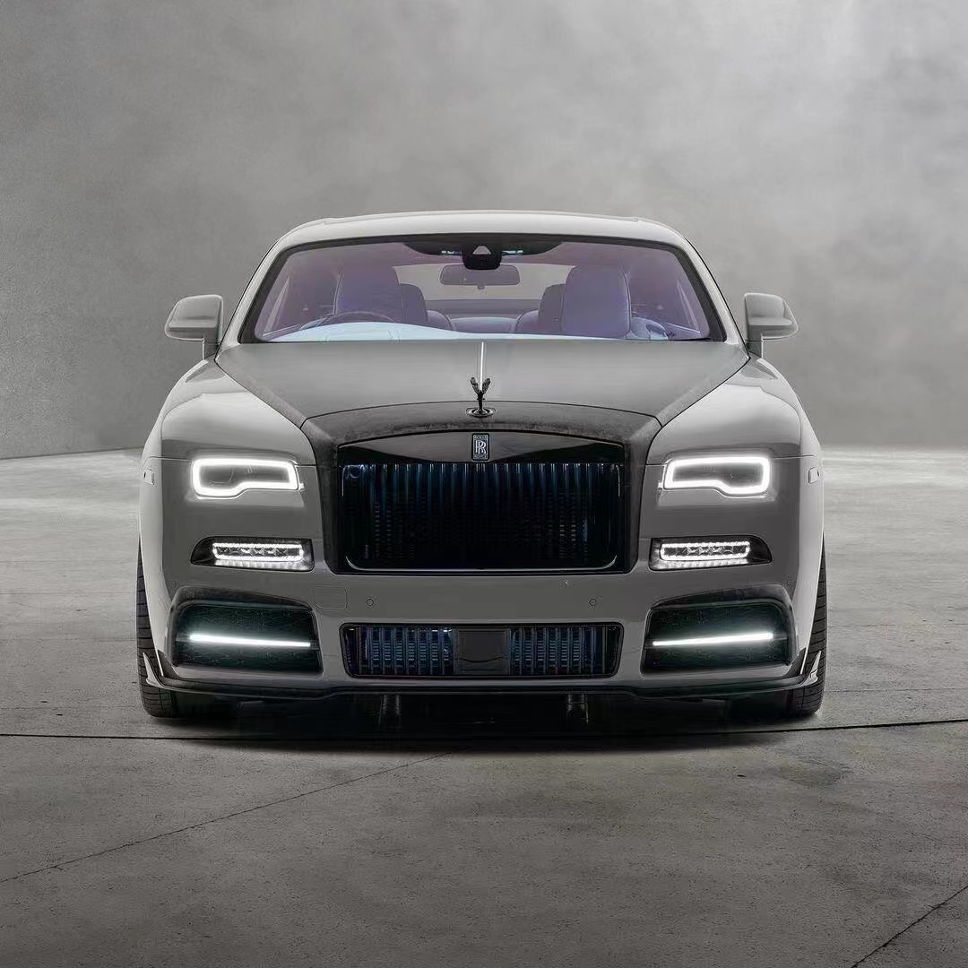 200 X 800 X 120MM Rolls Royce Wraith Body Kit Front And Rear Spoiler Hood