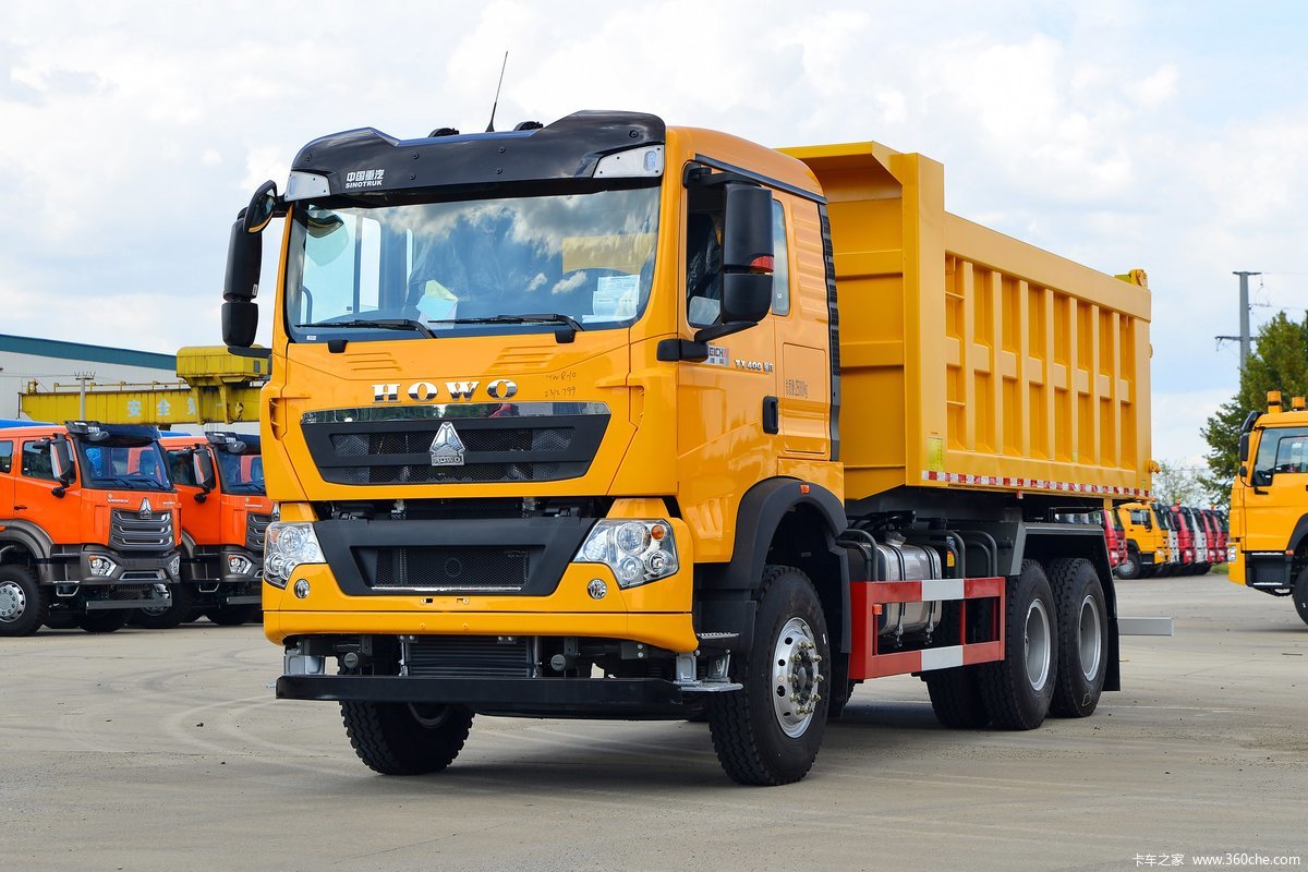 2023 2024 Sinotruk Dump Truck , Howo TX 400hp 6x4 Mining Truck Manual Transmission