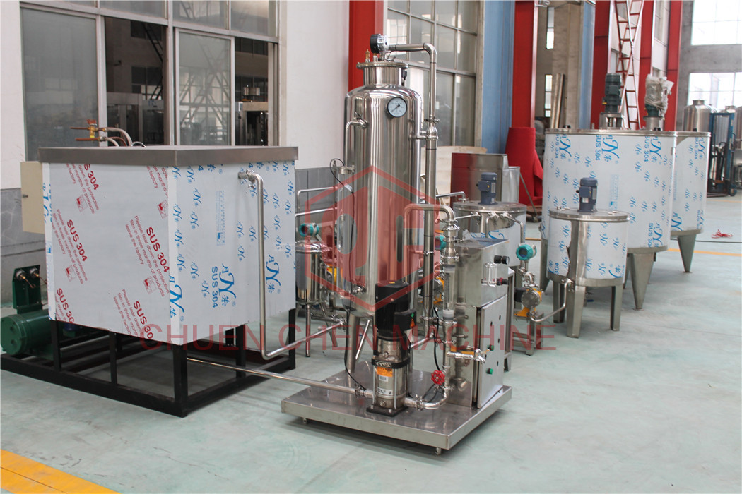 Volumetric Carbonated Drink Production Line Small Capacity Fully Automatic