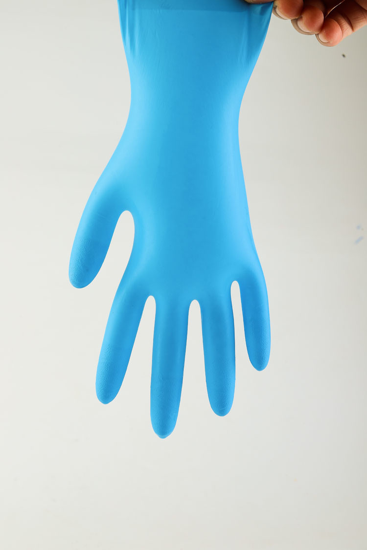 Multifunction 100% Nitrile Medical Gloves Puncture Resistant