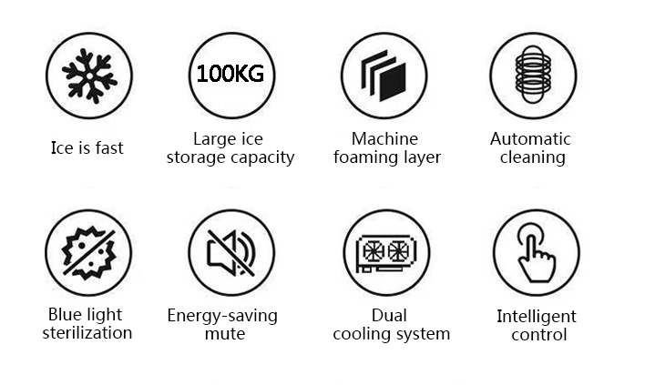 500KG 24h Snowflake Ice Block Maker Automatic Commercial Crushed Ice Making Machine for Business Durable and Long-lasting