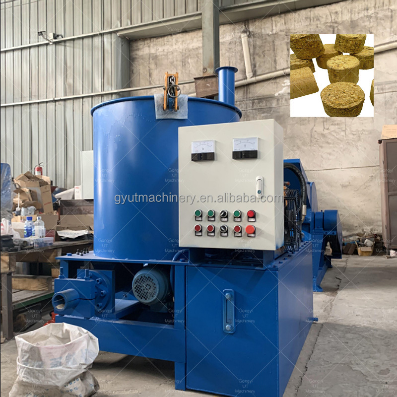2023 Wood Sawdust Log Briquette Making Machine with 98% Pellet and Briquette Size