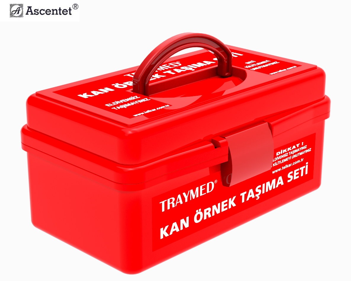 High-quality reusable medical supplies blood sample transport carrying bag container with inner shelf