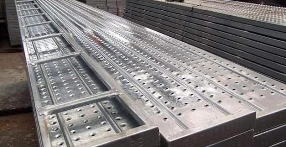 Aluminium / Galvanized Steel Walk Board / Sheet Roll Forming Machine Line
