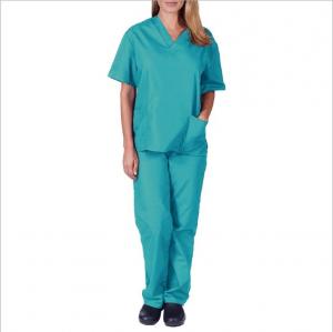 China Disposable hospital scrubs Short Sleeve Pants Hospital Nursing Scrubs Light And scrub suits on sale