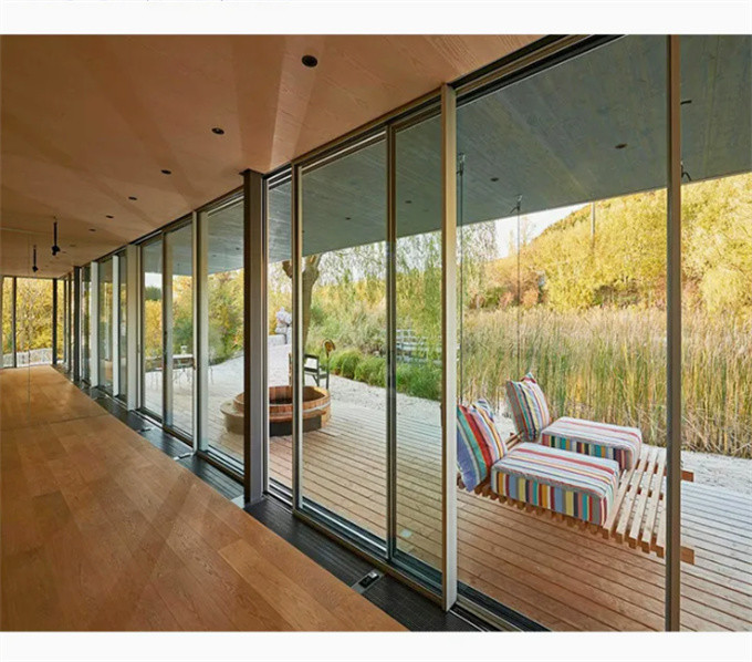 70mm Width Sliding Door Hurricane-Proof Energy- Heavy-Duty Aluminum Lift and Slide Doors
