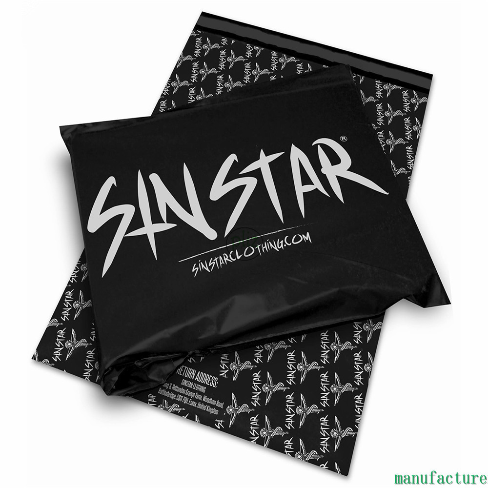 Post Office Grey Plastic Mailing Bags 30 - 100MIC Thickness Customized Color