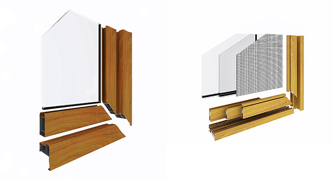 aluminum casement window