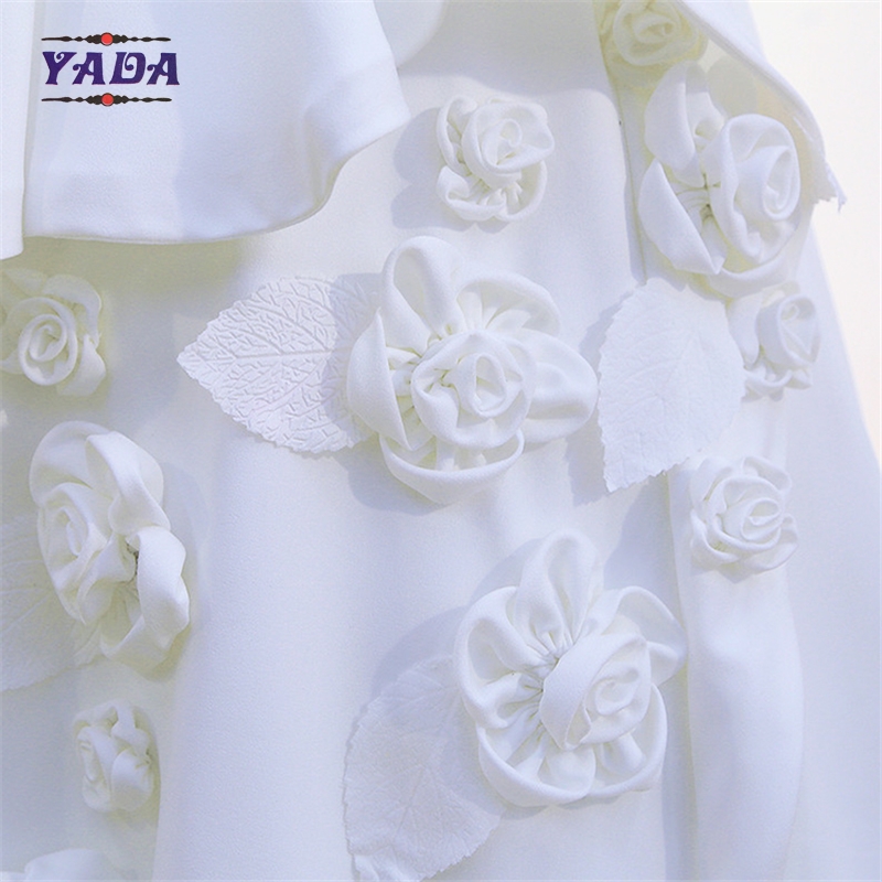 Elegant vintage handmade appliqued korean style dress strapless dresses latest bridal wedding gowns